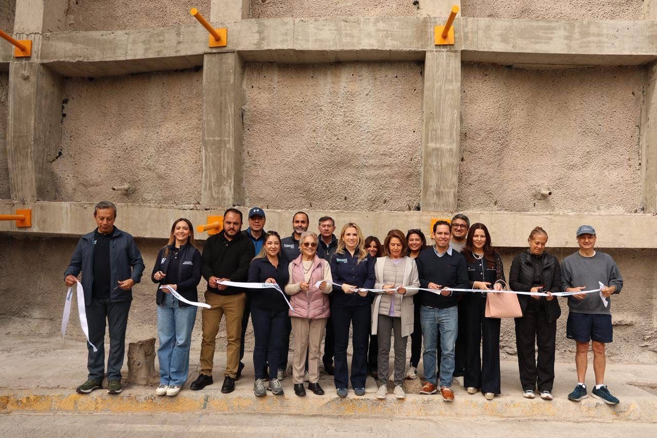 ENTREGA HUIXQUILUCAN LA ESTABILIZACIÓN DE UN TALUD EN BALCONES DE LA HERRADURA