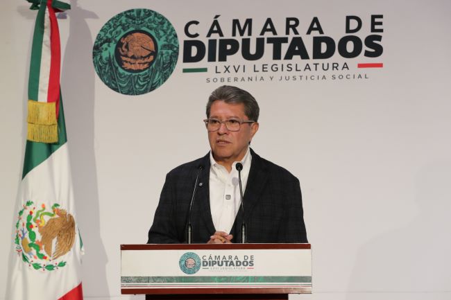 DA A CONOCER RICARDO MONREAL AGENDA LEGISLATIVA PARA EL PRÓXIMO PERIODO ORDINARIO DE SESIONES