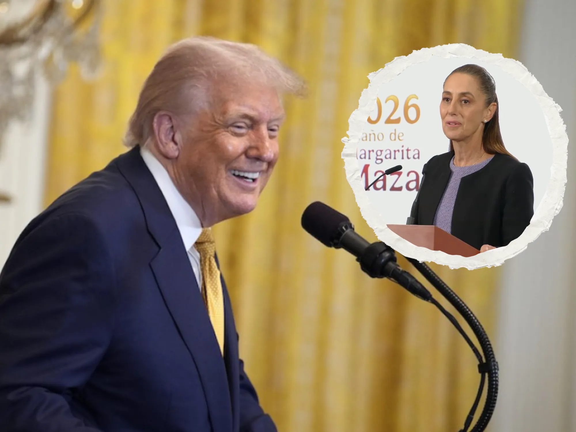 ‘MÉXICO TIENE UNA LÍDER MARAVILLOSA’: ELOGIA DONALD TRUMP A CLAUDIA SHEINBAUM