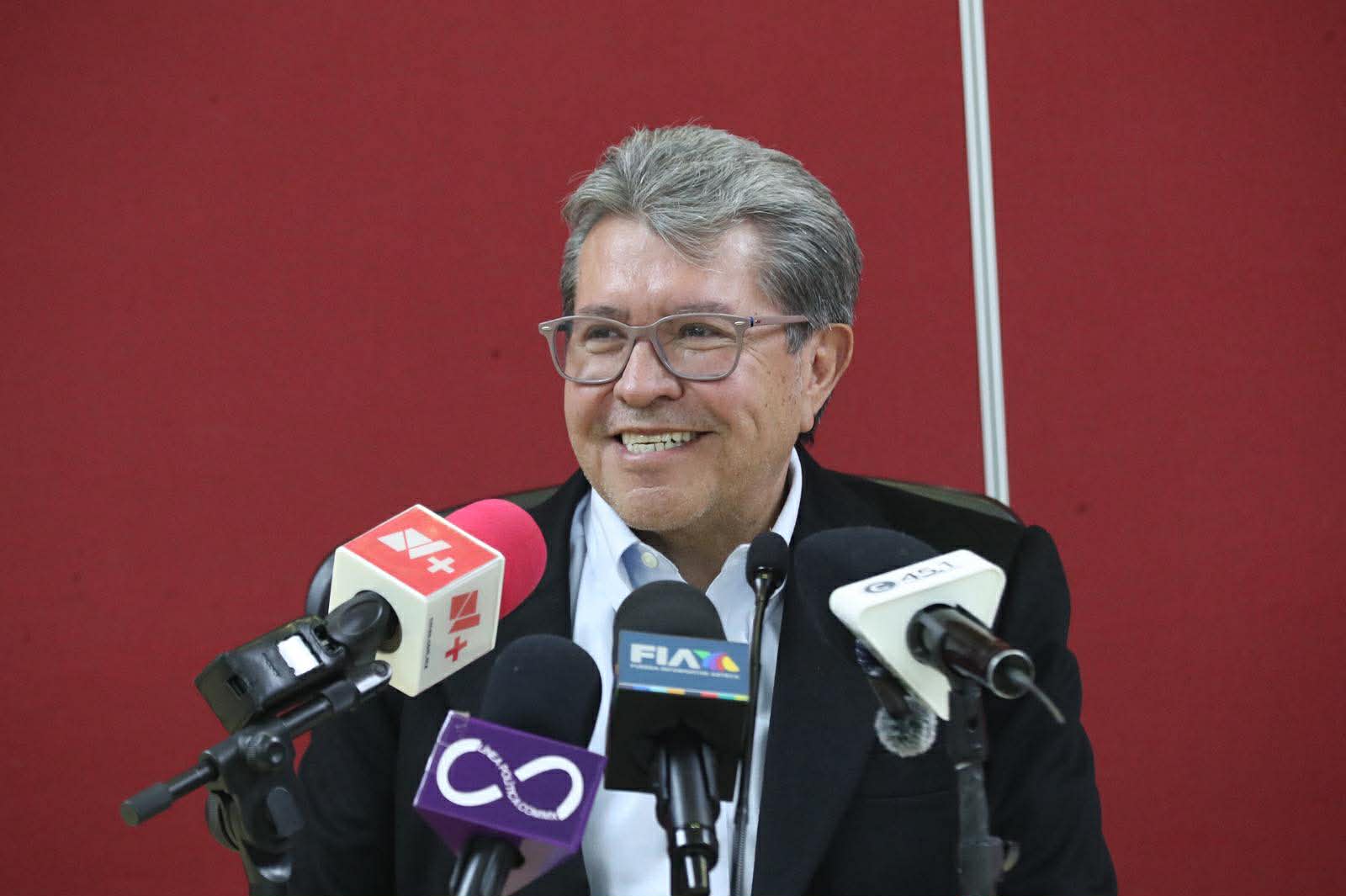 EXPRESA RICARDO MONREAL RESPALDO A INICIATIVA DE LA PRESIDENTA SHEINBAUM PARA REDUCIR PENSIONES MILLONARIAS