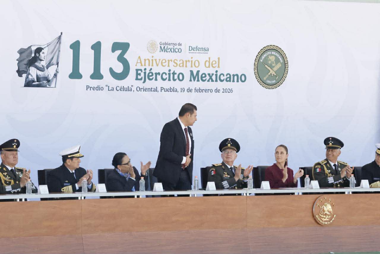 PARTICIPA ALEJANDRO ARMENTA EN LA CONMEMORACIÓN DEL 113° ANIVERSARIO DEL DÍA DEL EJÉRCITO MEXICANO