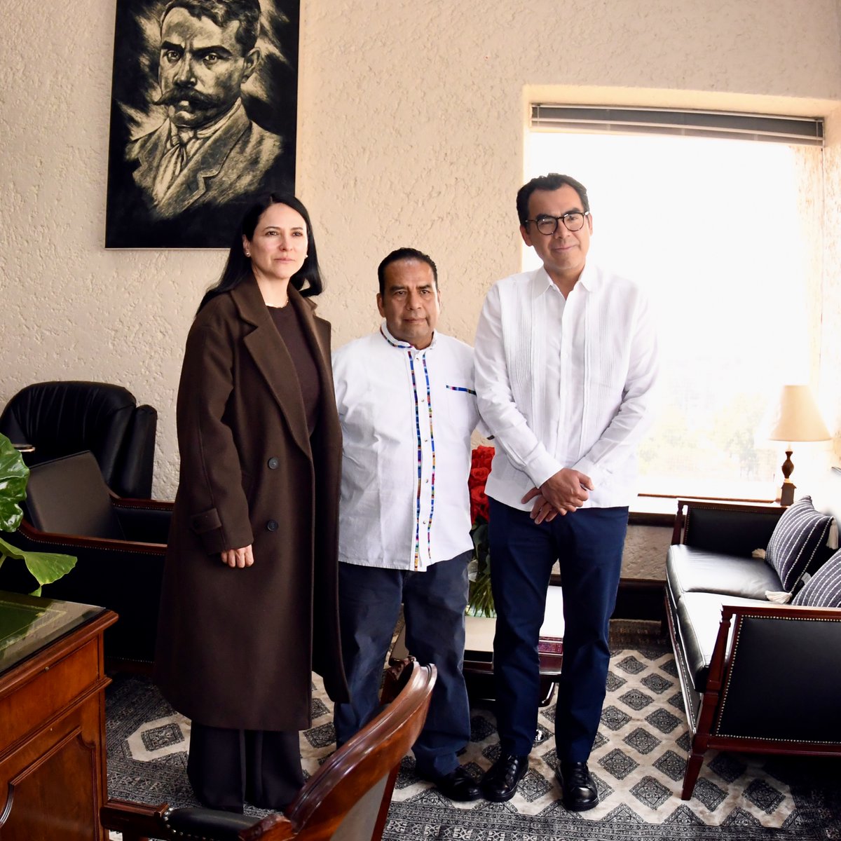 AUTORIDADES DEL MUNICIPIO DE SAN ANDRÉS HUAYÁPAM, OAXACA, VISITAN AL ÓRGANO DE ADMINISTRACIÓN JUDICIA