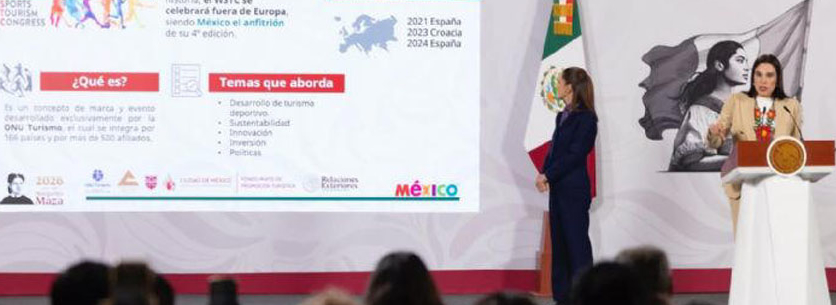 DESTACA CLAUDIA SHEINBAUM RÉCORD HISTÓRICO EN LLEGADA DE VISITANTES Y TURISTAS INTERNACIONALES EN ENERO 2026