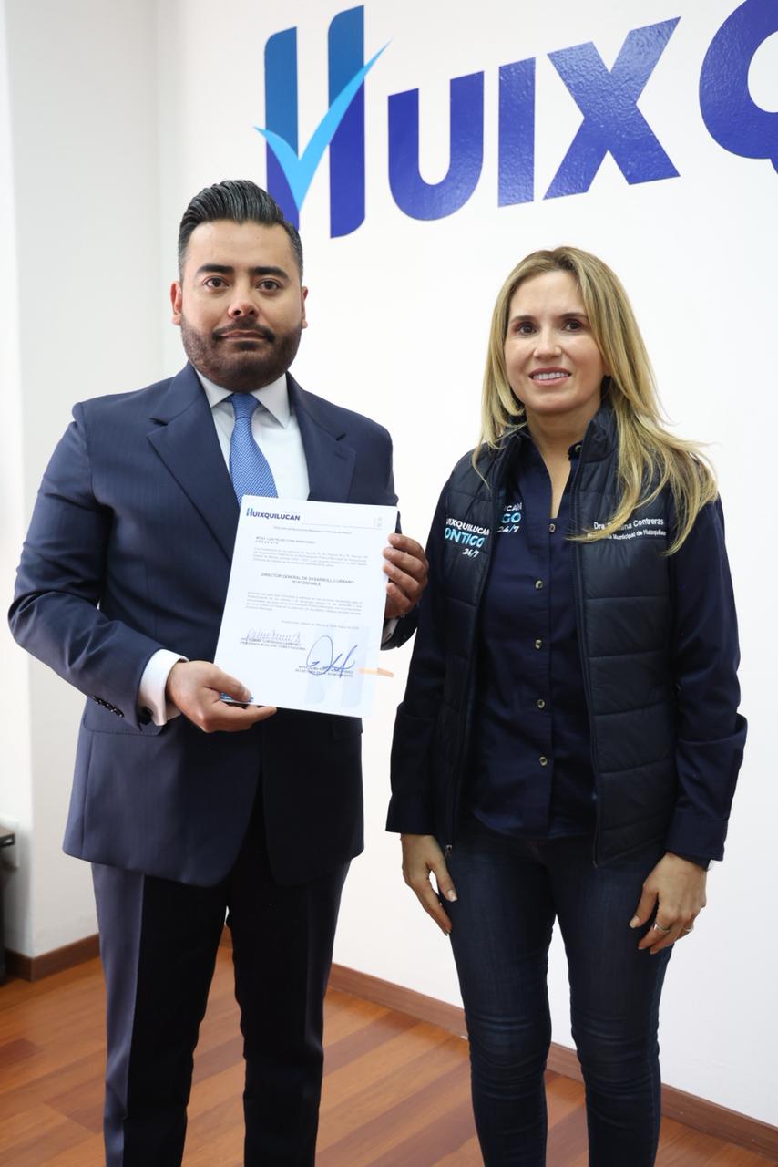 DESIGNA HUIXQUILUCAN A NUEVO TITULAR DE LA DIRECCIÓN GENERAL DE DESARROLLO URBANO SUSTENTABLE
