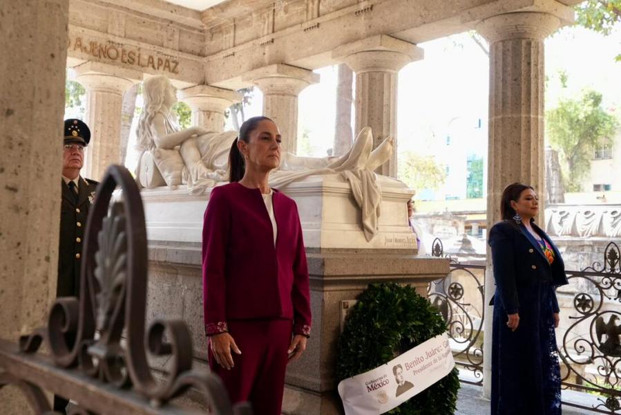 ENCABEZA CLAUDIA SHEINBAUM BICENTENARIO DEL NATALICIO DE MARGARITA MAZA, PRIMERA EMBAJADORA HISTÓRICA DE MÉXICO