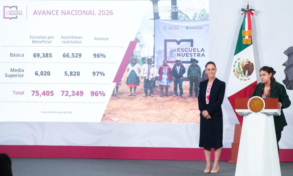 “EN EL SEXENIO SE DESTINARÁN 350 MIL MDP EN INFRAESTRUCTURA EDUCATIVA”: CLAUDIA SHEINBAUM