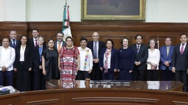 SE REÚNEN TITULARES DEL PODER JUDICIAL DE LA FEDERACIÓN CON EL ALTO COMISIONADO DE LAS ONU PARA LOS DERECHOS HUMANOS