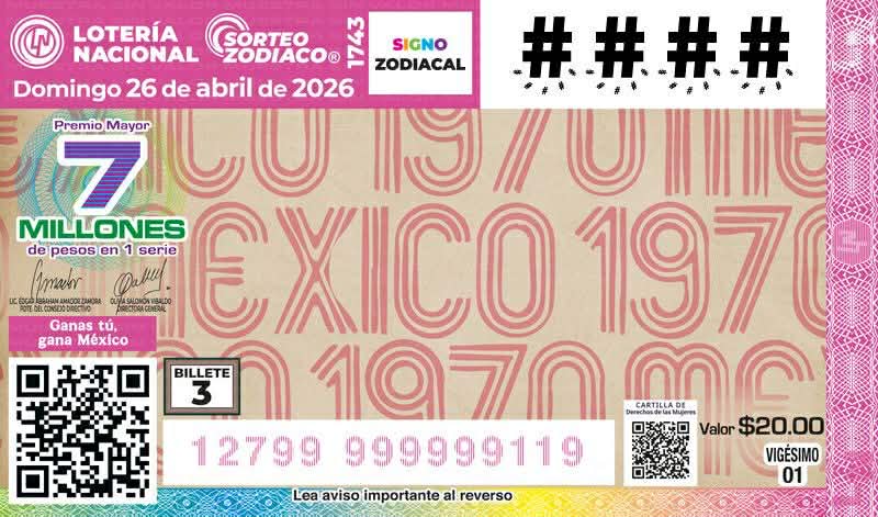 PRESENTAN LOTERÍA NACIONAL Y PANINI LOS BILLETES 3 Y 4 QUE FORMAN PARTE DEL ÁLBUM RETRO DE FÚTBOL PARA SORTEO ZODIACO