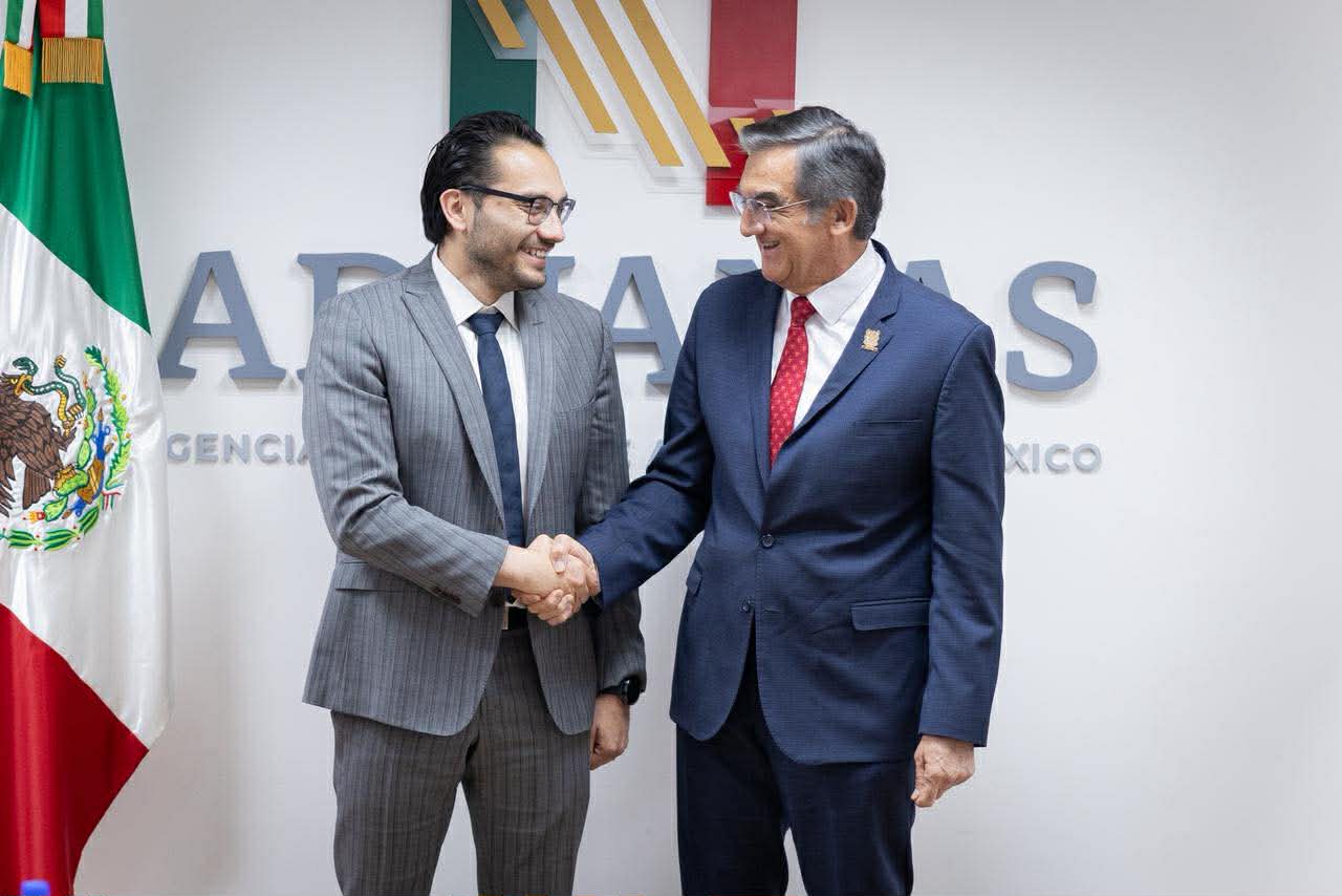 IMPULSA GOBERNADOR DE TAMAULIPAS AGENDA ADUANERA ESTRATÉGICA CON EL NUEVO TITULAR DE LA ANAM