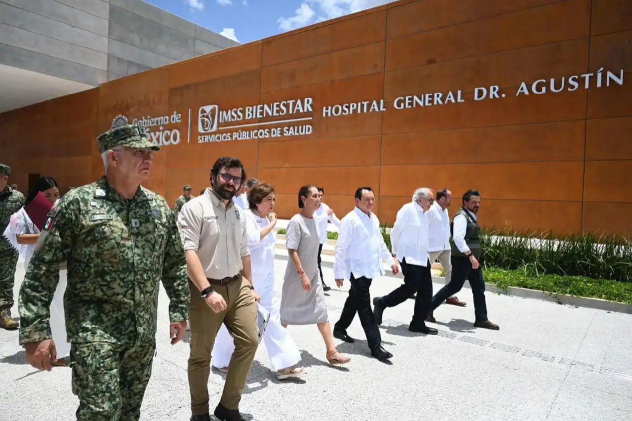 INAUGURA CLAUDIA SHEINBAUM HOSPITAL GENERAL ‘DR. AGUSTÍN O'HORÁN’ EN MÉRIDA; ARRANCA IMSS BIENESTAR EN YUCATÁN