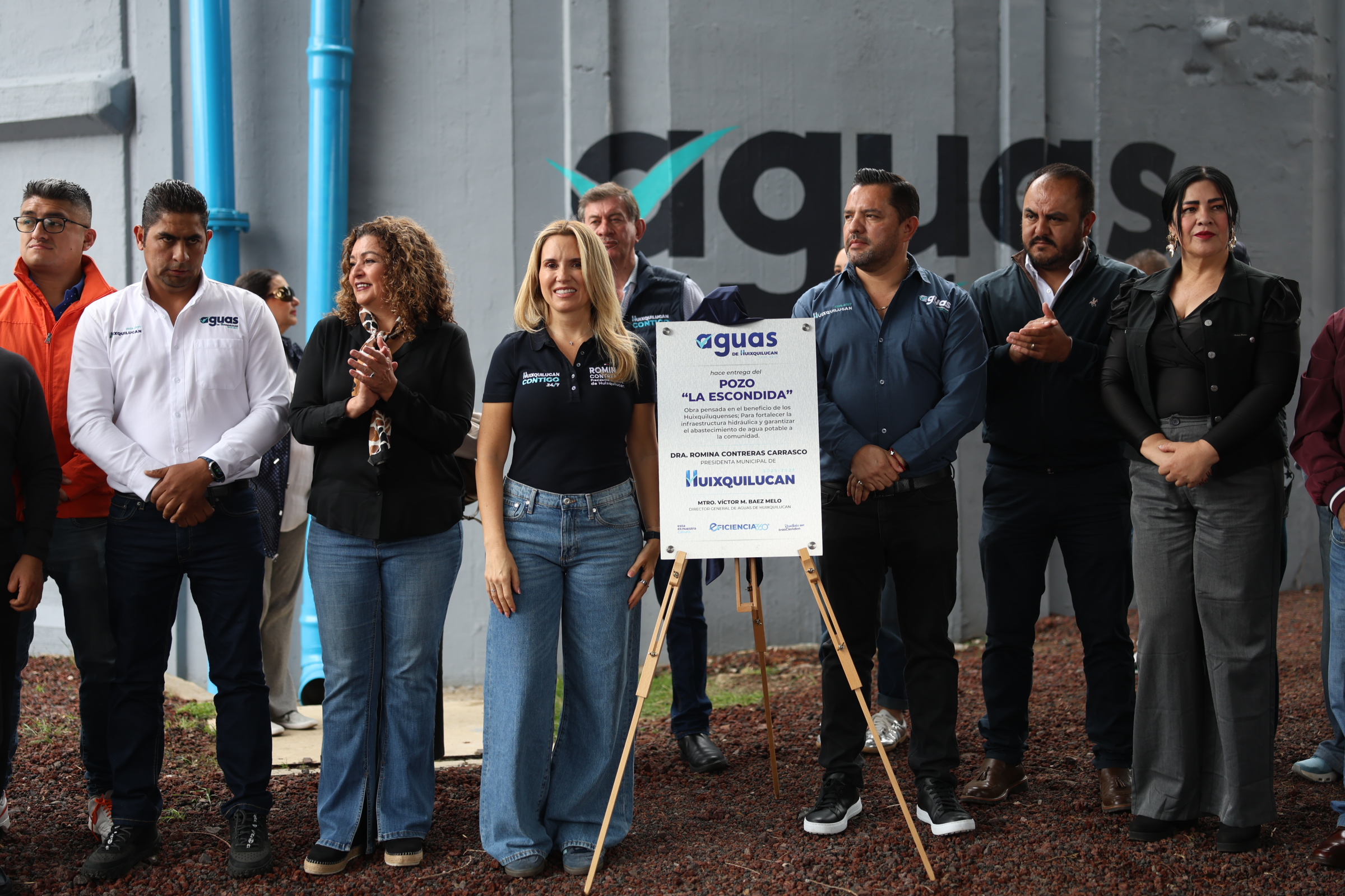 10 MIL VECINOS DE LA ZONA RESIDENCIAL DE HUIXQUILUCAN RECIBIRÁN MÁS AGUA CON LA INAUGURACIÓN DEL POZO ‘LA ESCONDIDA’