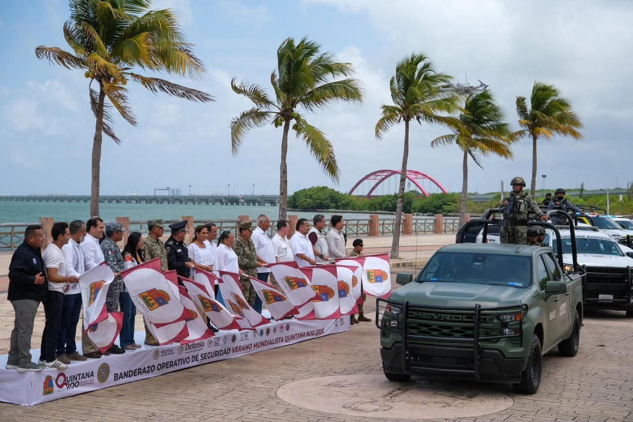 “ACTIVA QUINTANA ROO OPERATIVO DE SEGURIDAD VERANO MUNDIALISTA 2026 CON MÁS DE 9 MIL ELEMENTOS”: MARA LEZAMA