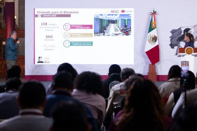 VIVIENDA PARA EL BIENESTAR AVANZA, HAY 274 MIL VIVIENDAS EN CONSTRUCCIÓN; EL PROGRAMA ATIENDE A 7 MILLONES DE PERSONAS