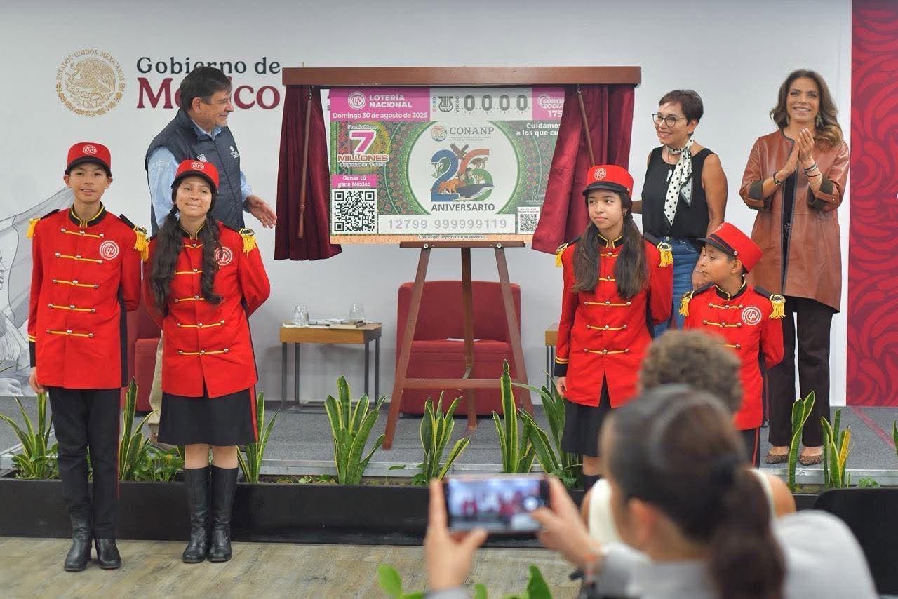 DEVELAN LOTERIA NACIONAL Y SEMARNAT BILLETE POR LOS 26 AÑOS DE LA CONANP