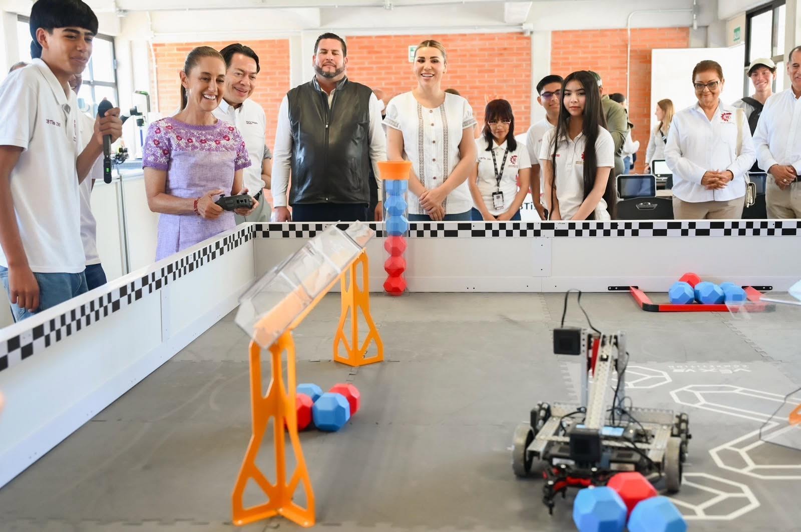 INAUGURA CLAUDIA SHEINBAUM CBTIS EN TIJUANA COMO PARTE DE LA CREACIÓN DE 200 MIL LUGARES EN EDUCACIÓN MEDIA SUPERIOR