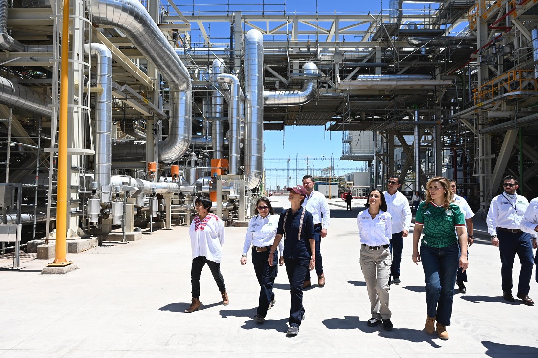 INAUGURA CLAUDIA SHEINBAUM INAUGURA CENTRAL CICLO COMBINADO DE CFE EN MEXICALI