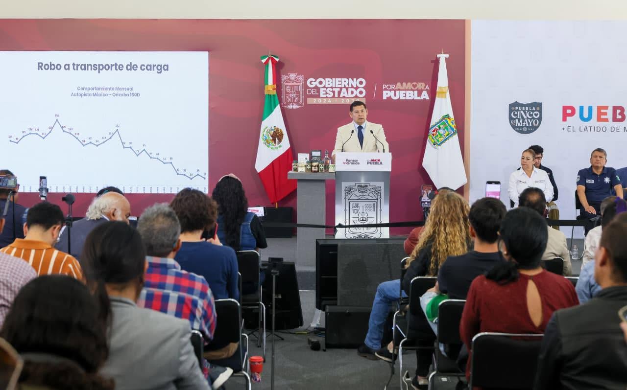 “CON ESTRATEGIA DE SEGURIDAD COORDINADA, DELITOS MANTIENEN TENDENCIA A LA BAJA EN PUEBLA”: ALEJANDRO ARMENTA