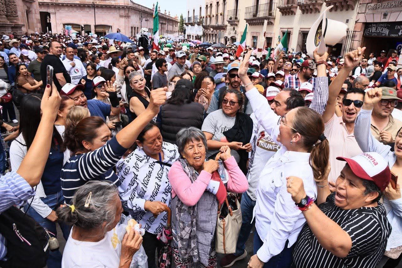 OBTIENE VERO DÍAZ LA MÁXIMA CALIFICACIÓN DE TRESEARCH Y ENCABEZA PREFERENCIAS ENTRE ASPIRANTES DE MORENA EN ZACATECAS
