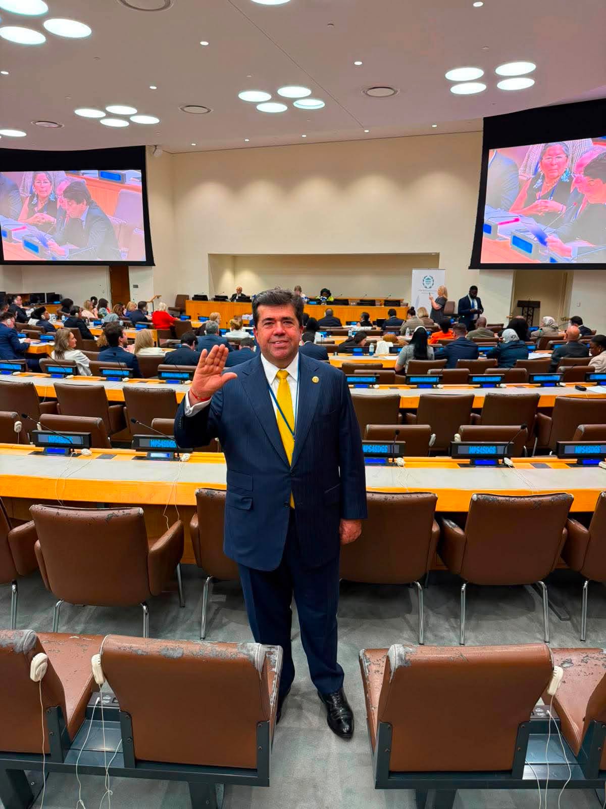 PROPONE PEDRO HACES DESDE LA ONU NUEVA AGENDA PARLAMENTARIA PARA ACELERAR EL DESARROLLO SOSTENIBLE