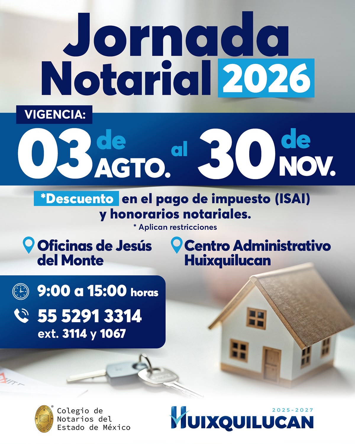 REALIZARÁ HUIXQUILUCAN ‘JORNADA NOTARIAL 2026’