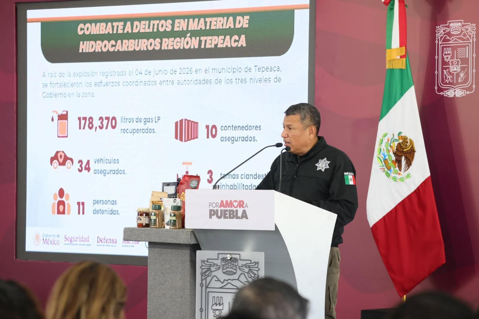 GOBIERNO ESTATAL REFUERZA COMBATE A LA EXTORSIÓN Y DELITOS EN PUEBLA