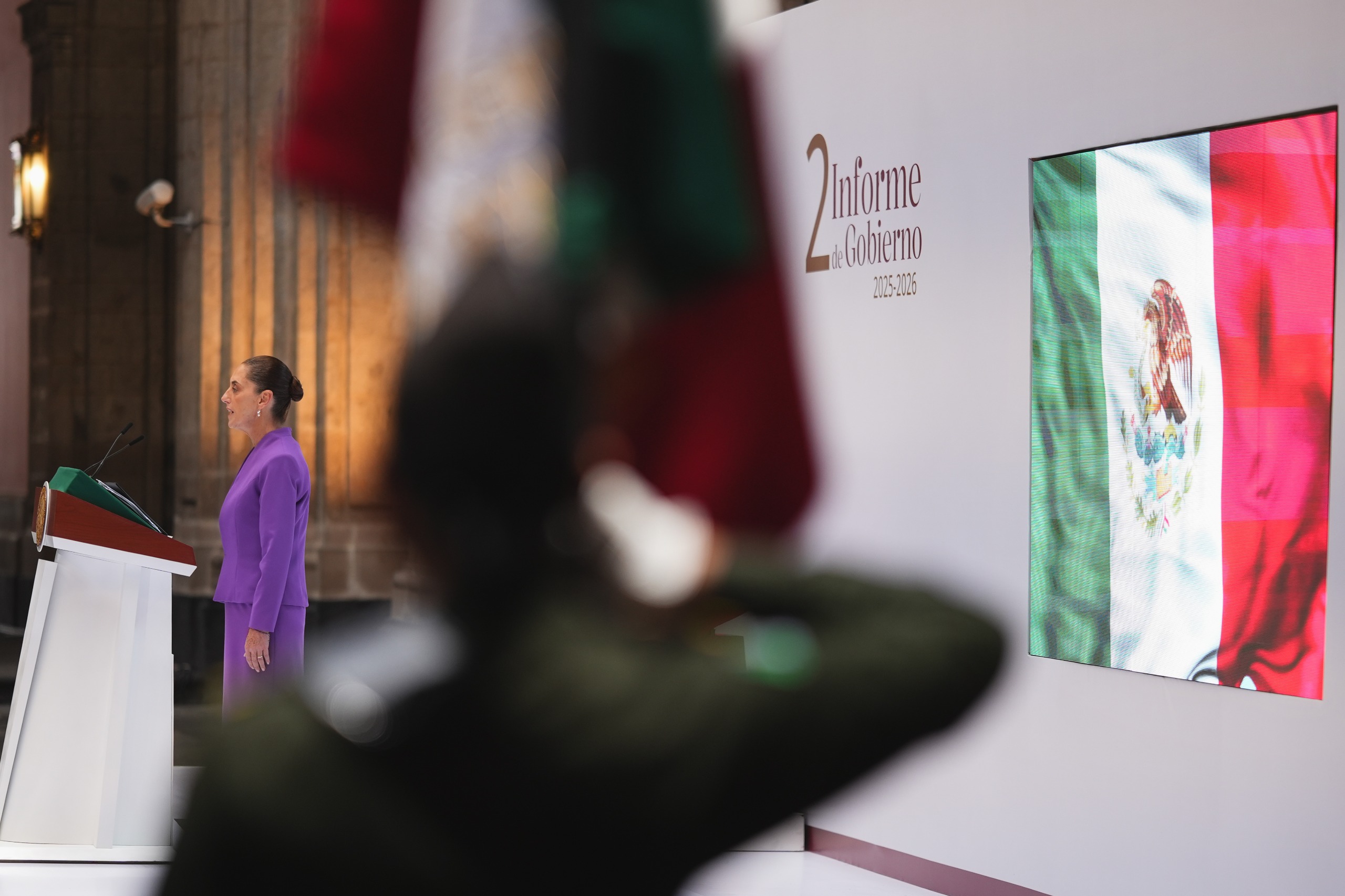“VAMOS MEJOR Y TENEMOS RUMBO; ESE RUMBO LO MARCA EL PUEBLO”: CLAUDIA SHEINBAUM RINDE SU SEGUNDO INFORME DE GOBIERNO