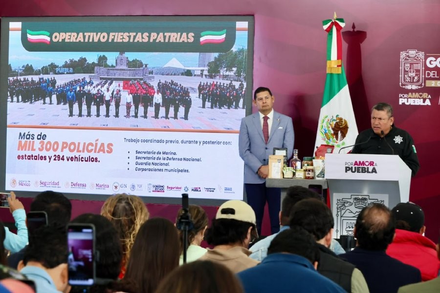 CON COORDINACIÓN INTERINSTITUCIONAL, GOBIERNO ESTATAL DE PUEBLA PROTEGE A FAMILIAS DURANTE FIESTAS PATRIAS