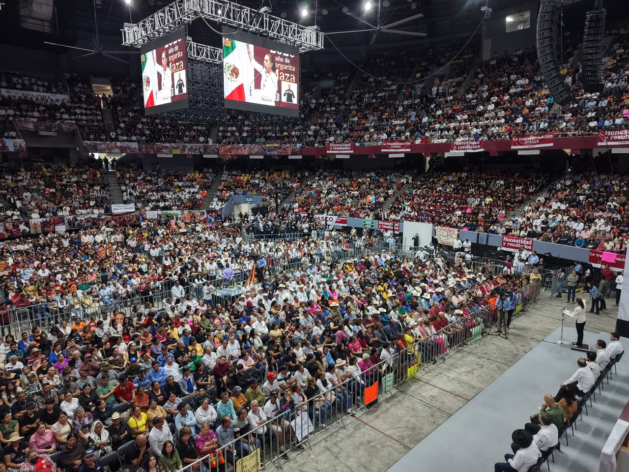 “LA 4ª TRANSFORMACIÓN SIGNIFICA JUSTICIA Y BIENESTAR PARA EL PUEBLO”: CLAUDIA SHEINBAUM DESDE SONORA