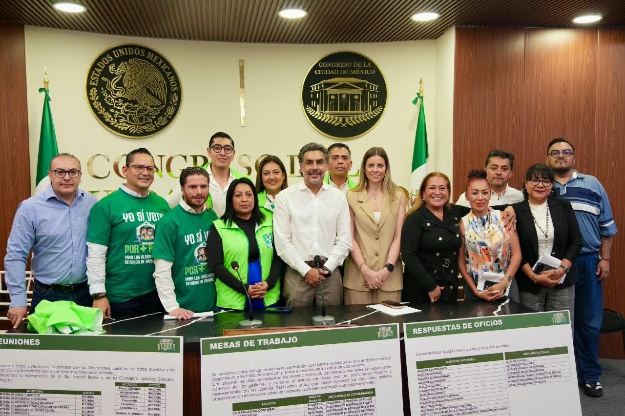 EL PVEM TAMBIÉN QUIERE 4 CANDIDATURAS EN LA CDMX