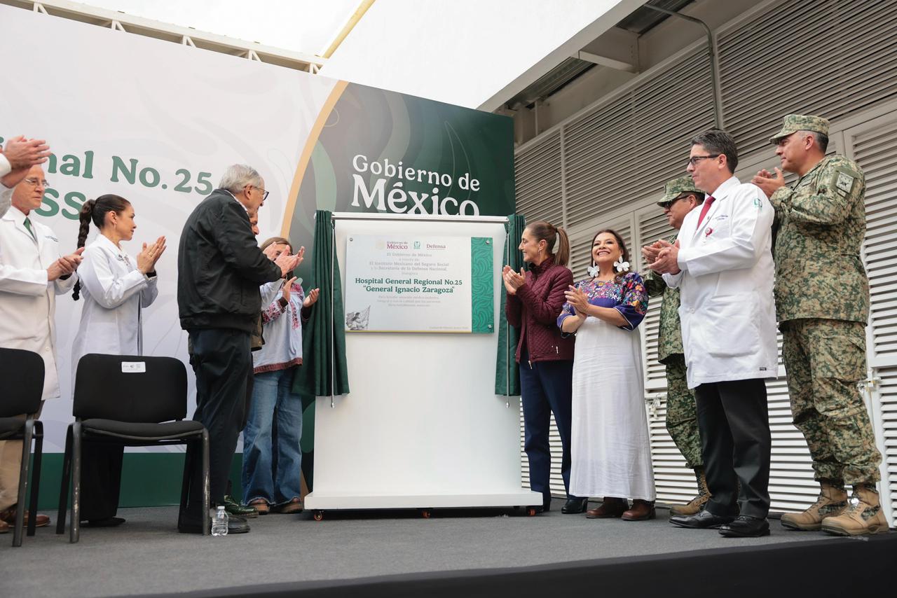 INAUGURA CLAUDIA SHEINBAUM HOSPITAL GENERAL REGIONAL NO. 25 ‘GENERAL IGNACIO ZARAGOZA’ DEL IMSS EN IZTAPALAPA