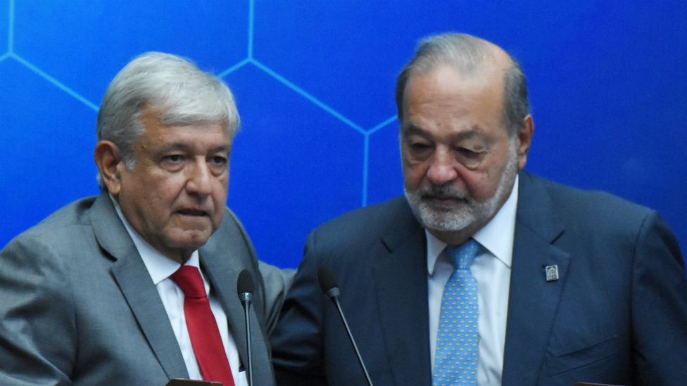 SE ACABA EL PODER: CARLOS SLIM, PRIMERA LLAMADA PARA AMLO