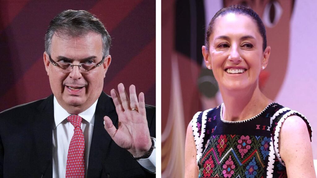 SHEINBAUM Y EBRARD: EL AVIÓN DEL T-MEC VAMOS TODOS
