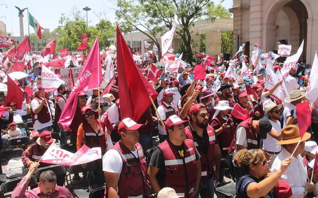 PREPARA MORENA ACARREO MONUMENTAL PARA ESTE 5 DE OCTUBRE