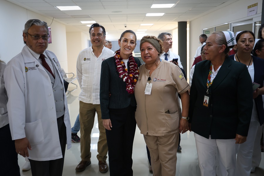 INAUGURA CLAUDIA SHEINBAUM HOSPITAL DEL HOSPITAL IMSS-BIENESTAR DE SALUD MENTAL DR. VÍCTOR M. CONCHA VÁSQUEZ’