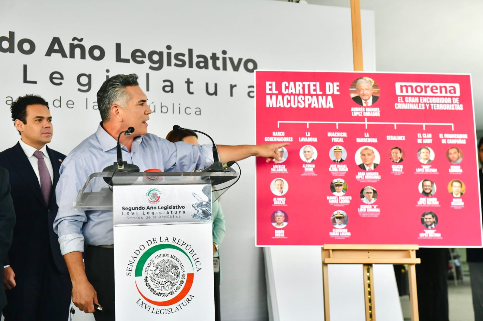 “EL SENADO ESTÁ EN MANOS DE NARCO LEGISLADORES”: ALEJANDRO MORENO