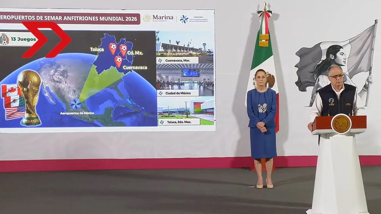 ANUNCIA CLAUDIA SHEINBAUM REMODELACIÓN DEL AEROPUERTO INTERNACIONAL DE LA CIUDAD DE MÉXICO