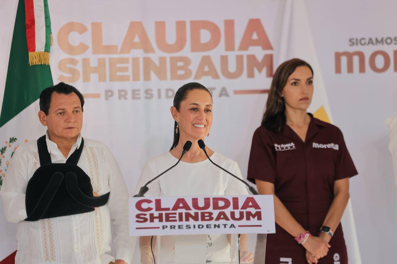 ANUNCIA CLAUDIA SHEINBAUM Y JOAQUÍN DÍAZ ‘RENACIMIENTO MAYA’