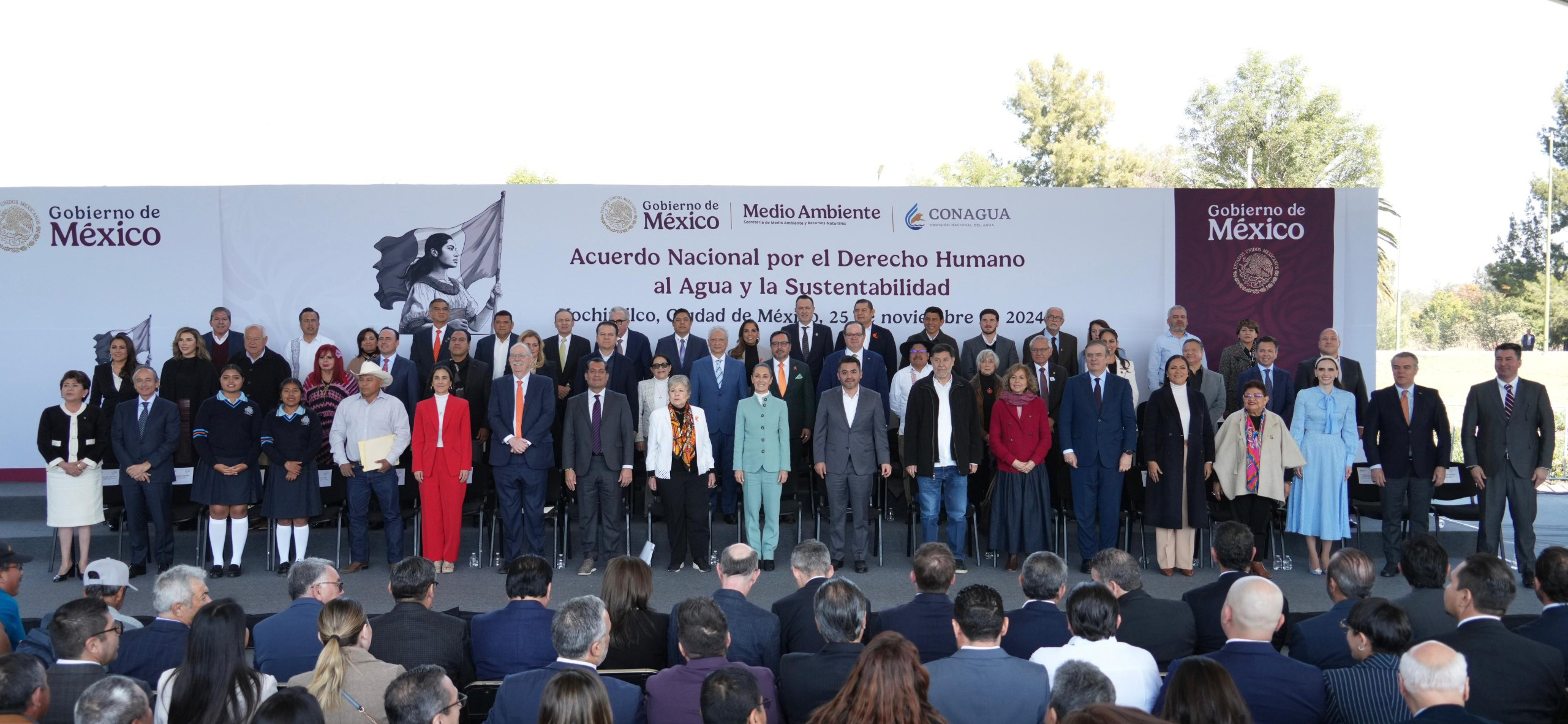 RESPALDA JULIO MENCHACA A LA PRESIDENTA SHEINBAUM EN EL ACUERDO NACIONAL POR EL DERECHO AL AGUA