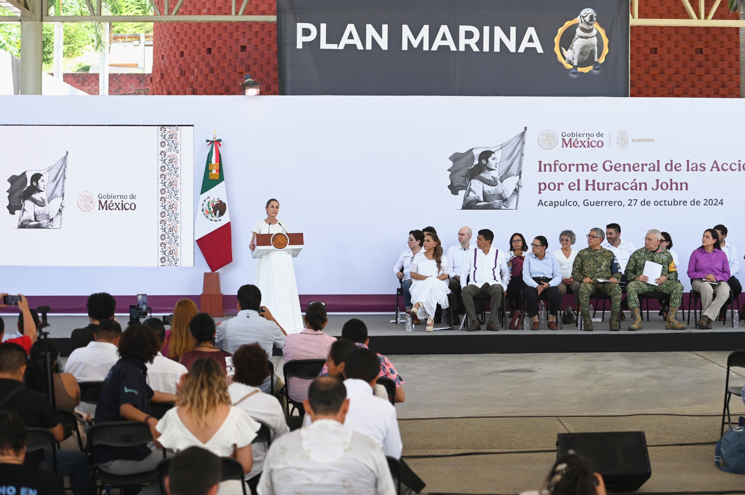 “PODEMOS DECIR QUE LA EMERGENCIA POR EL HURACÁN ‘JOHN’ HA TERMINADO”: CLAUDIA SHEINBAUM