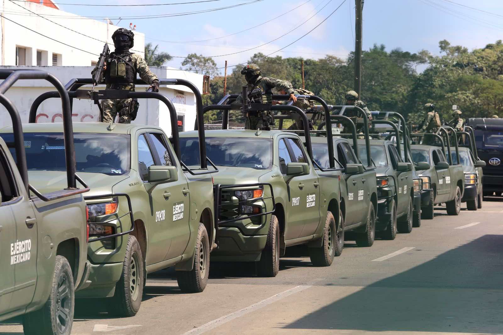 LLEGAN 300 MILITARES A TABASCO PARA REFORZAR SEGURIDAD