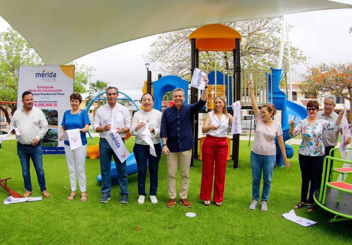 ENTREGA GOBIERNO DE MÉRIDA REHABILITACIÓN DEL PARQUE DE LOS PINOS