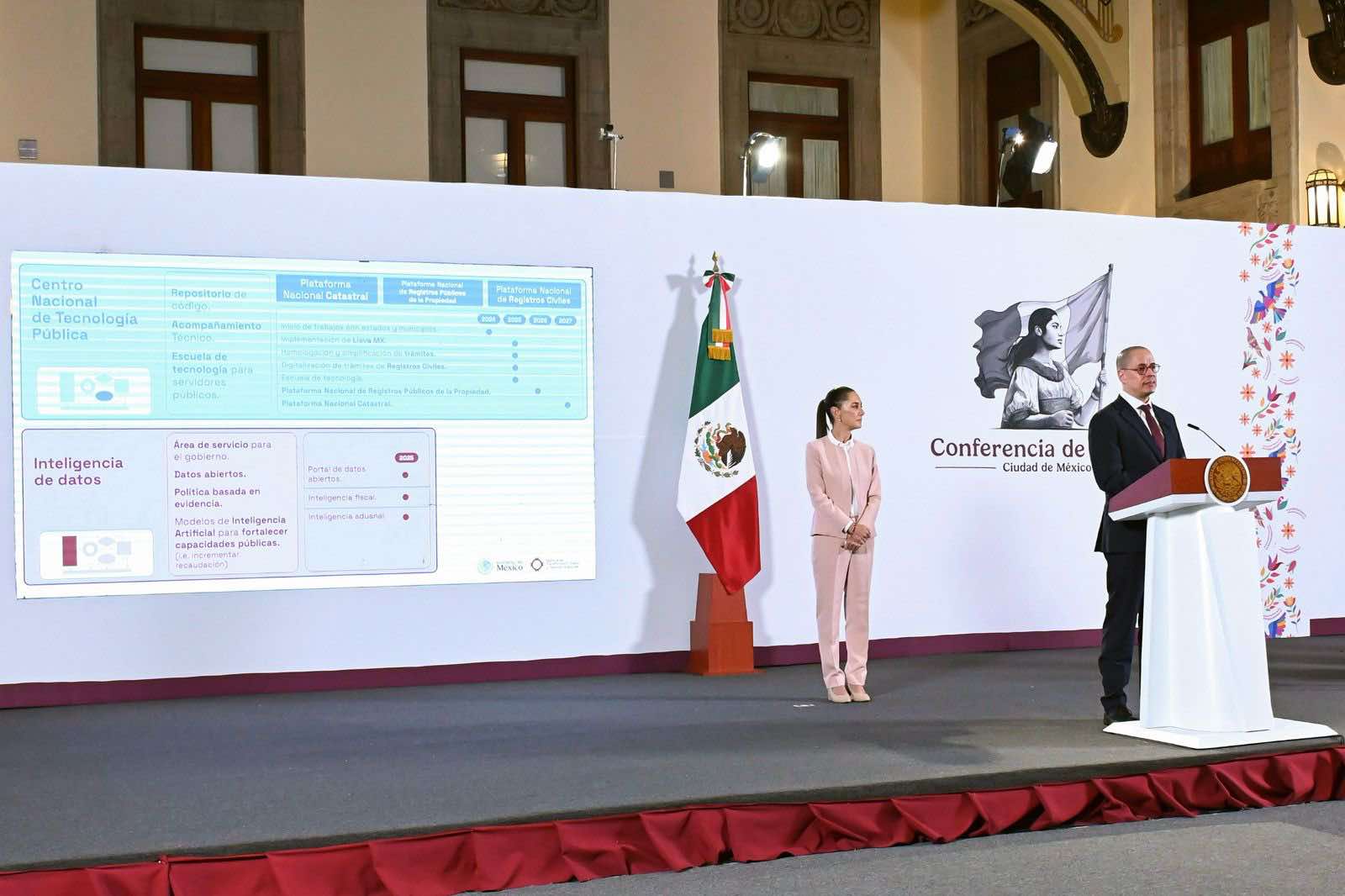PRESENTA CLAUDIA SHEINBAUM LA NUEVA AGENCIA DE TRANSFORMACIÓN DIGITAL