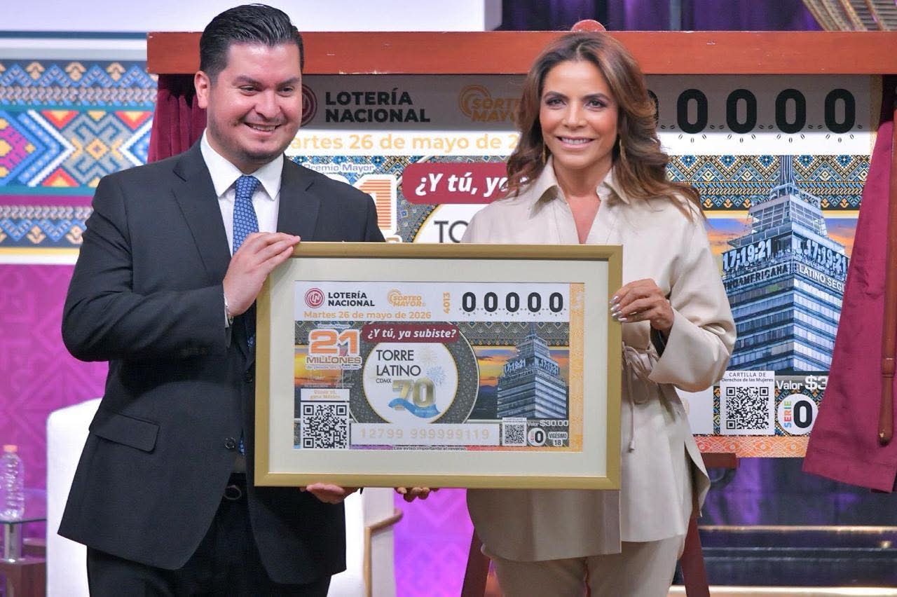 SORTEO DE LA LOTERÍA NACIONAL RECONOCE EL 70º ANIVERSARIO DE LA TORRE LATINOAMERICANA