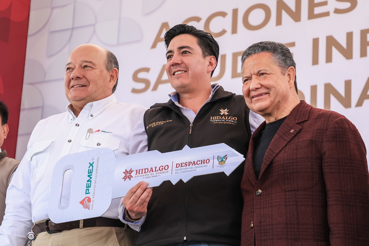 GOBIERNO DE HIDALGO Y PEMEX CONSOLIDAN ALIANZA CON DONACIONES PARA INFRAESTRUCTURA Y SALUD