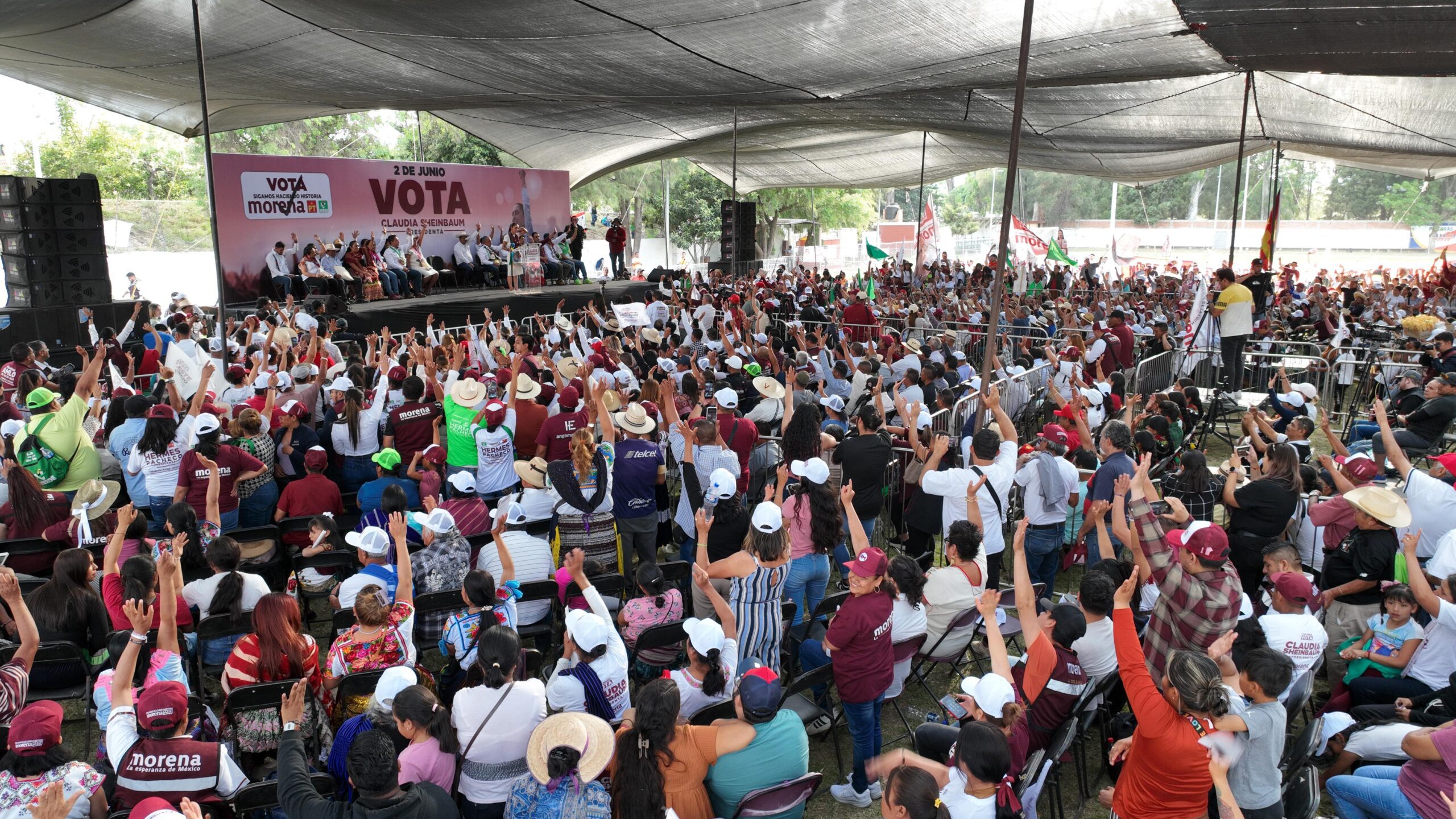 “LO QUE APRENDÍ EN LA MESETA PURÉPECHA LO VOY A LLEVAR A LA PRESIDENCIA DE LA REPÚBLICA’’: CLAUDIA SHEINBAUM