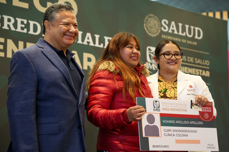 ENCABEZA JULIO MENCHACA ARRANQUE DE ENTREGA DE CREDENCIALES DEL IMSS-BIENESTAR EN HIDALGO