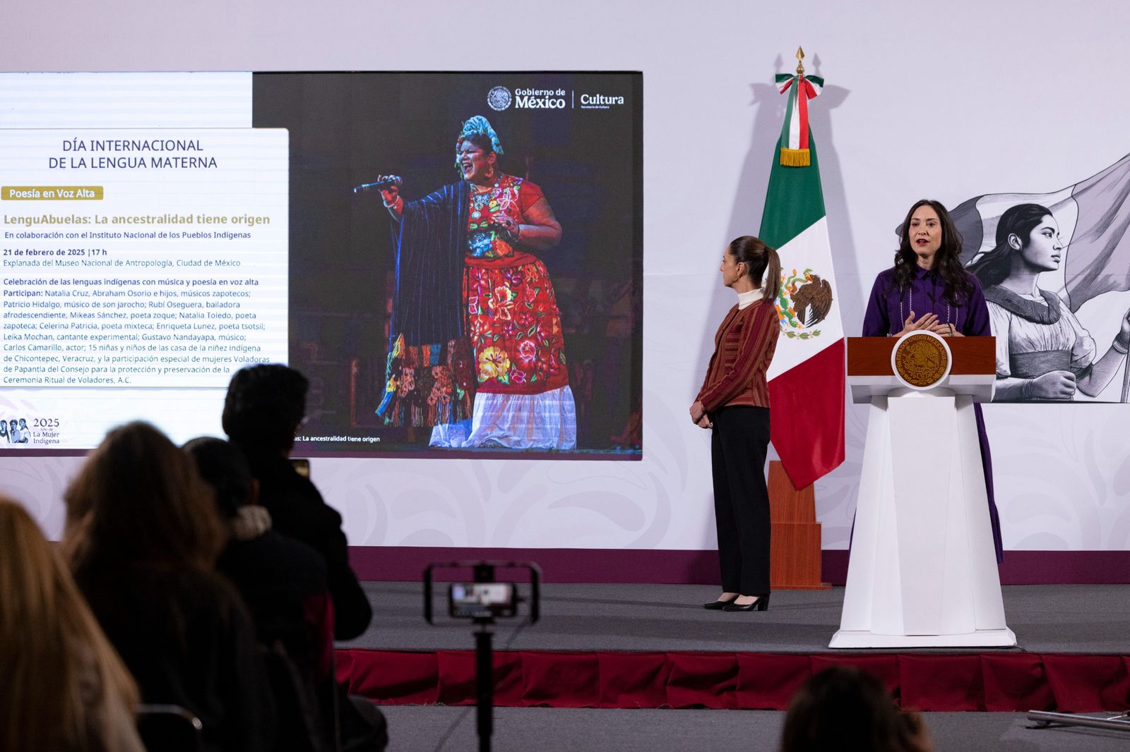 “VAMOS A REINVINDICAR A TODAS LAS MUJERES DE LOS PUEBLOS ORIGINARIOS”: CLAUDIA SHEINBAUM