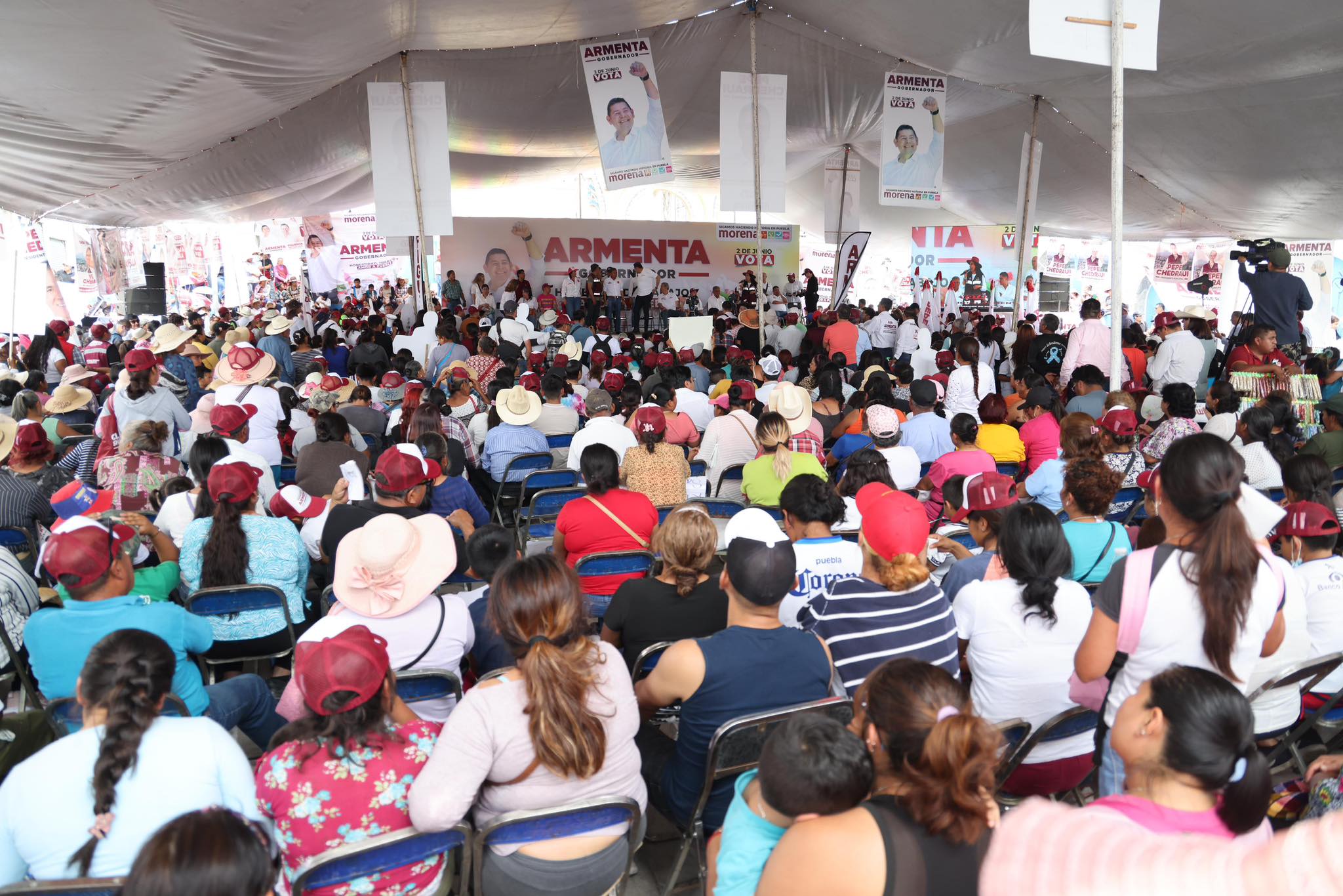 COINCIDEN ARMENTA Y CHEDRAUI DE QUE LA SEGURIDAD ES LO PRIMERO PARA SANTO TOMÁS CHAUTLA