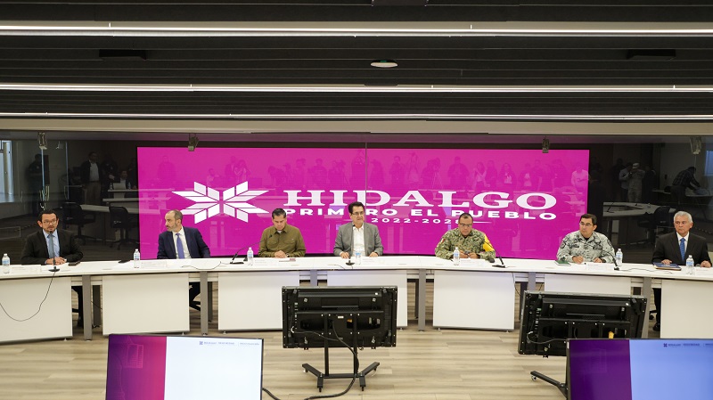 “TRABAJO EN EQUIPO, PIEZA CLAVE EN LOS RESULTADOS DEL GABINETE DE SEGURIDAD DE HIDALGO”: JULIO MENCHACA