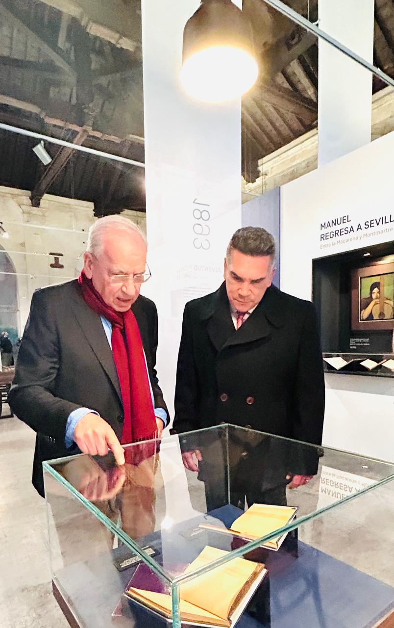 SE REUNIÓ ALEJANDRO MORENO CON ALFONSO GUERRA, LÍDER HISTÓRICO DEL PSOE